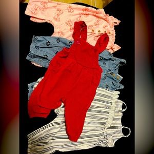 Baby girl jumpsuit 0-3 months used twice